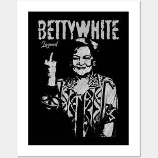 betty white Posters and Art